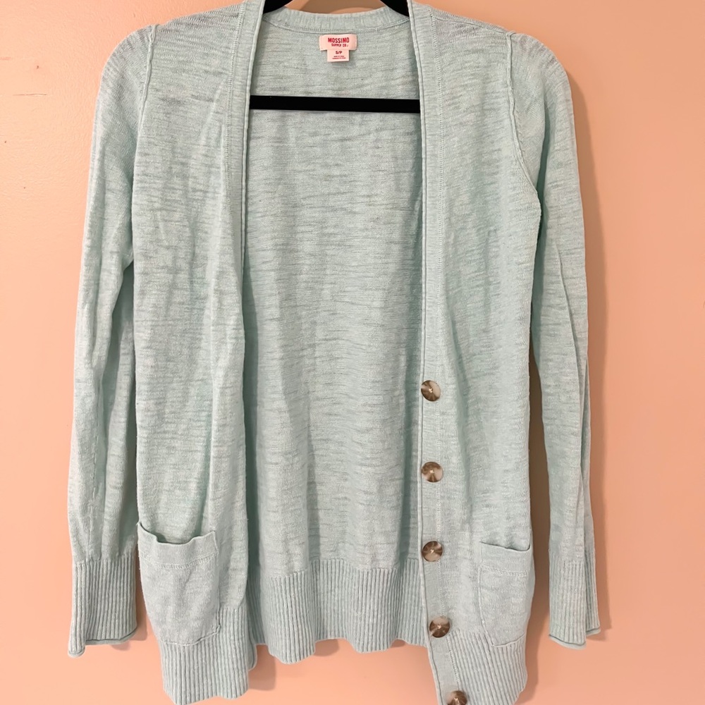 🌸Mossimo Mint Green Button Cardigan